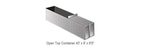 40' Full Height Container
